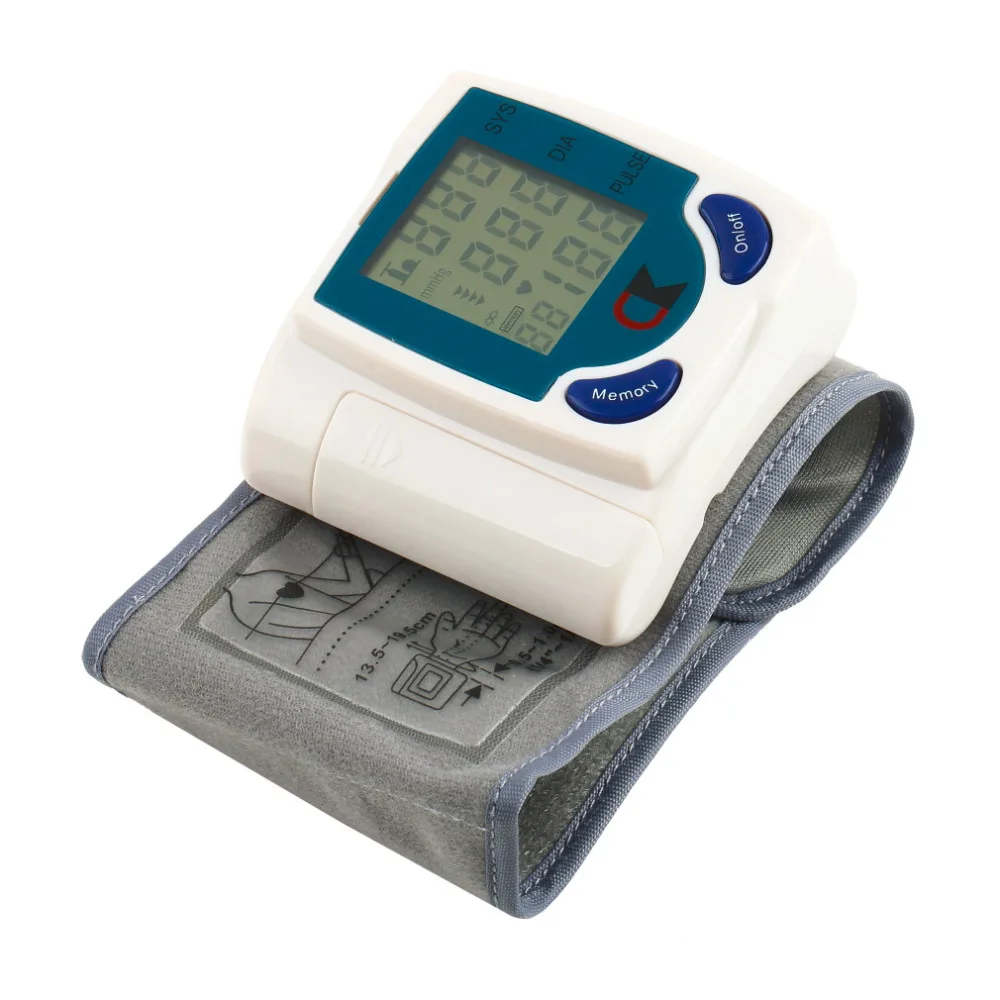 Digital LCD Wrist Cuff Arm Blood Pressure Health Monitors Heart Beat Rate Pulse Measure Meter Health Care Machine Device
Digital LCD Wrist Cuff Arm Blood Pressure Health Monitors Heart Beat Rate Pulse Measure Meter Health Care Machine Device