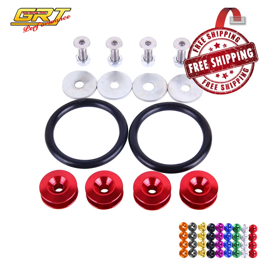 GRT - JDM Style Aluminum Bumper Quick Release Fasteners Fender Washers For Honda Civic Integra And Universal Car N-EA013
GRT - JDM Style Aluminum Bumper Quick Release Fasteners Fender Washers For Honda Civic Integra And Universal Car N-EA013