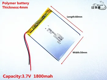 Good Qulity 3.7V,1800mAH,405060 Polymer lithium ion / Li-ion battery for TOY,POWER BANK,GPS,mp3,mp4
Good Qulity 3.7V,1800mAH,405060 Polymer lithium ion / Li-ion battery for TOY,POWER BANK,GPS,mp3,mp4