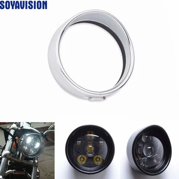 5.75" Headlight Lamp Bezel Trim Ring For Sportster XL 883 883N 1200 Dyna 5 3/4 in. Visor Style Headlamp Trim Ring
5.75" Headlight Lamp Bezel Trim Ring For Sportster XL 883 883N 1200 Dyna 5 3/4 in. Visor Style Headlamp Trim Ring