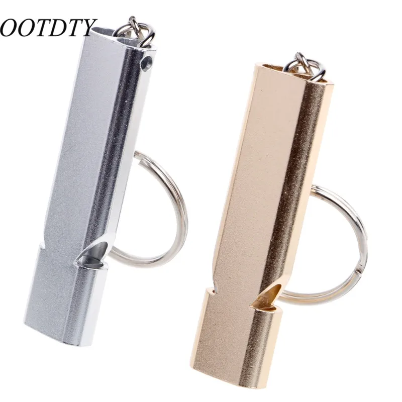 OOTDTY Aluminium Alloy Survival lifesaving emergency SOS Whistle With Pocket Clip Two-channel whistle Outdoor Tools
OOTDTY Aluminium Alloy Survival lifesaving emergency SOS Whistle With Pocket Clip Two-channel whistle Outdoor Tools