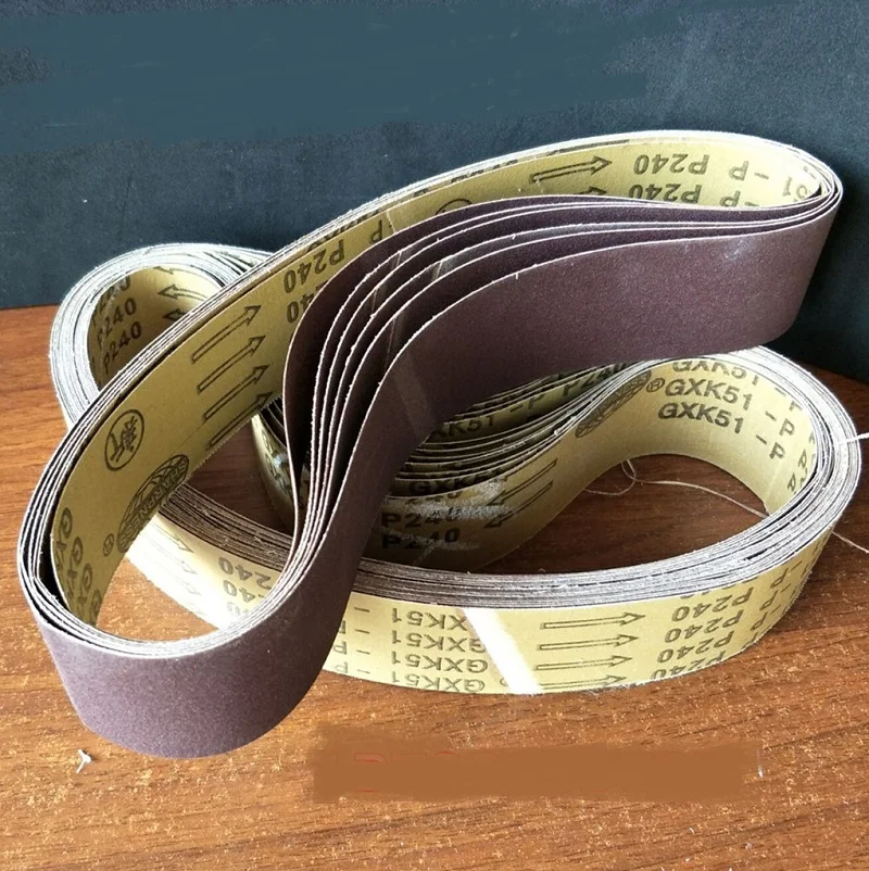 New 10pcs 686*50mm A/O Abrasive Sanding Belt on Metal grinder GXK51 P60-P600 for Grinding Belt Grinder Accessories
New 10pcs 686*50mm A/O Abrasive Sanding Belt on Metal grinder GXK51 P60-P600 for Grinding Belt Grinder Accessories