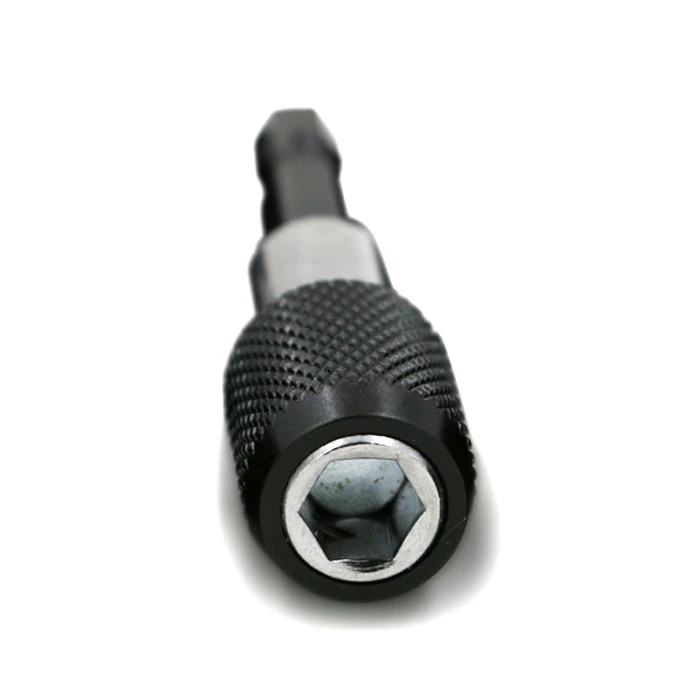 Hot Selling Black 1/4 Hex Shank 60mm Quick Release Magnetic Screwdriver Drill Bit Holder Extension Bars
Hot Selling Black 1/4 Hex Shank 60mm Quick Release Magnetic Screwdriver Drill Bit Holder Extension Bars