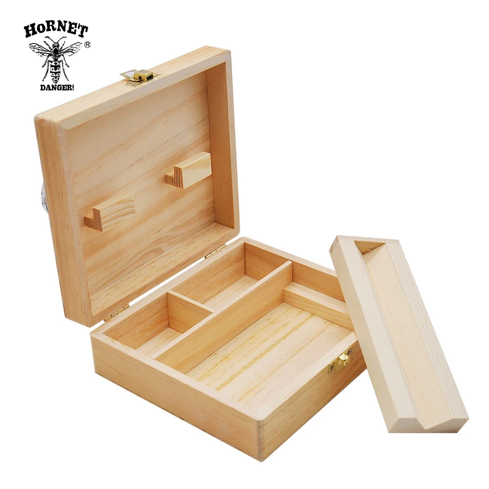 HORNET Wooden Stash Box With Rolling Tray Natural Handmade Wood Tobacco and Herbal Storage Box For Smoking Pipe Accessories
HORNET Wooden Stash Box With Rolling Tray Natural Handmade Wood Tobacco and Herbal Storage Box For Smoking Pipe Accessories