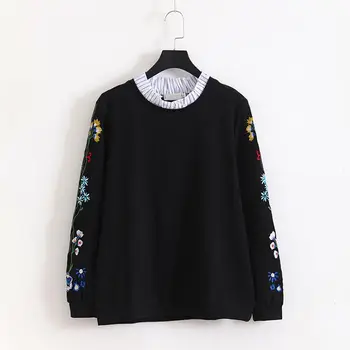 F21 Spring Casual Sweatshirts 3XL Plus Size Women Clothing Fashion Long Sleeve Loose Floral Embroidery Hoody ATM8103
F21 Spring Casual Sweatshirts 3XL Plus Size Women Clothing Fashion Long Sleeve Loose Floral Embroidery Hoody ATM8103