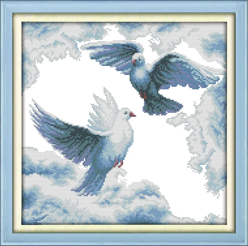 The peaceful white dove Printed on Canvas DMC Counted Chinese Cross Stitch Kits printed Cross-stitch set Embroidery Needlework 
The peaceful white dove Printed on Canvas DMC Counted Chinese Cross Stitch Kits printed Cross-stitch set Embroidery Needlework