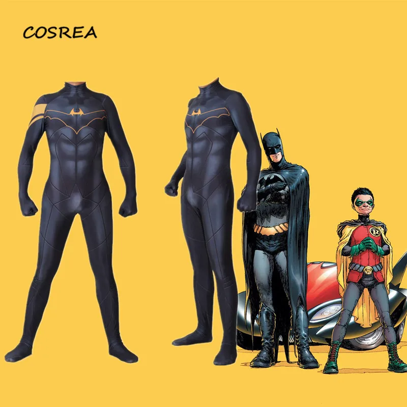 Batman Bruce Wayne Cosplay Knight Costume Superhero Halloween Costumes for Kids Adult Custom Made Zentai Bodysuit Suit Jumpsuit
Batman Bruce Wayne Cosplay Knight Costume Superhero Halloween Costumes for Kids Adult Custom Made Zentai Bodysuit Suit Jumpsuit
