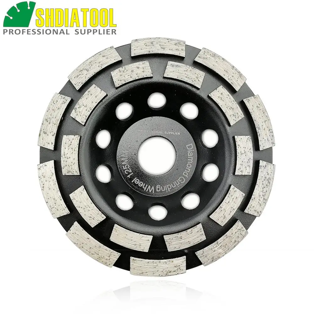 125MM Metal bond Diamond Double Row Grinding Cup Wheel 5" Twin Row Grinding disc for concrete granite marble Masonry
125MM Metal bond Diamond Double Row Grinding Cup Wheel 5" Twin Row Grinding disc for concrete granite marble Masonry