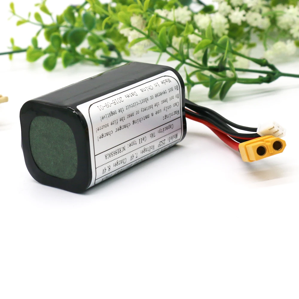 KLUOSI UAV Rechargeable Li-ion Battery 7.4V /8.4V 7000mAh 2S2P Use Single Cell NCR18650GA Combination Suitable for Various Drone
KLUOSI UAV Rechargeable Li-ion Battery 7.4V /8.4V 7000mAh 2S2P Use Single Cell NCR18650GA Combination Suitable for Various Drone