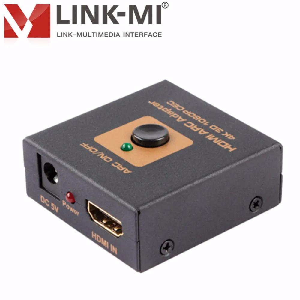 LINK-MI LM-HA03 HDMI ARC Adapter With ARC Audio (Toslink) Signal optical audio Output 4K,3D,1080P,CEC use standard hd 1.4 cable
LINK-MI LM-HA03 HDMI ARC Adapter With ARC Audio (Toslink) Signal optical audio Output 4K,3D,1080P,CEC use standard hd 1.4 cable