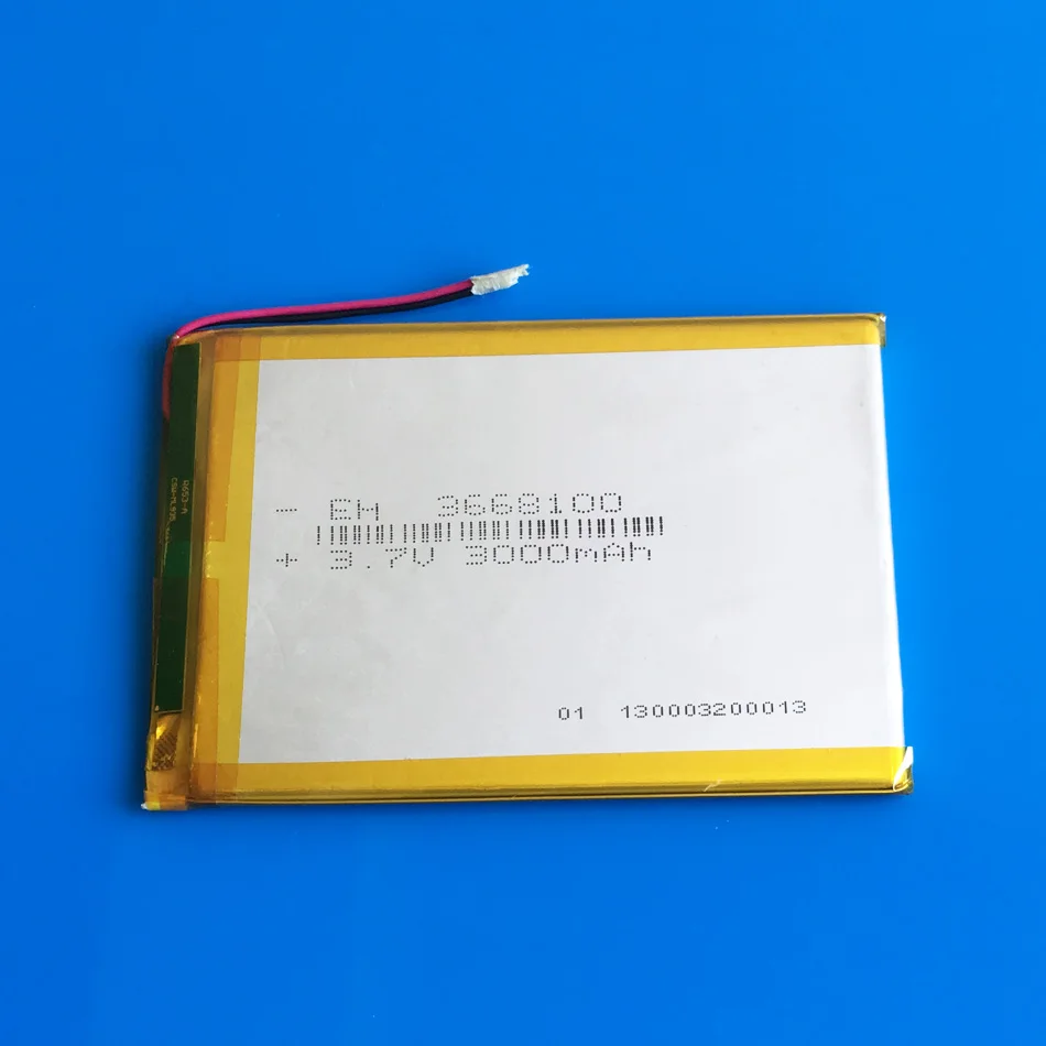 3,7 V 3000mAh 3668100 литиевая полимерная аккумуляторная батарея с защитной доской для PDA Tablet PC Digital Products power bank
3,7 V 3000mAh 3668100 литиевая полимерная аккумуляторная батарея с защитной доской для PDA Tablet PC Digital Products power bank