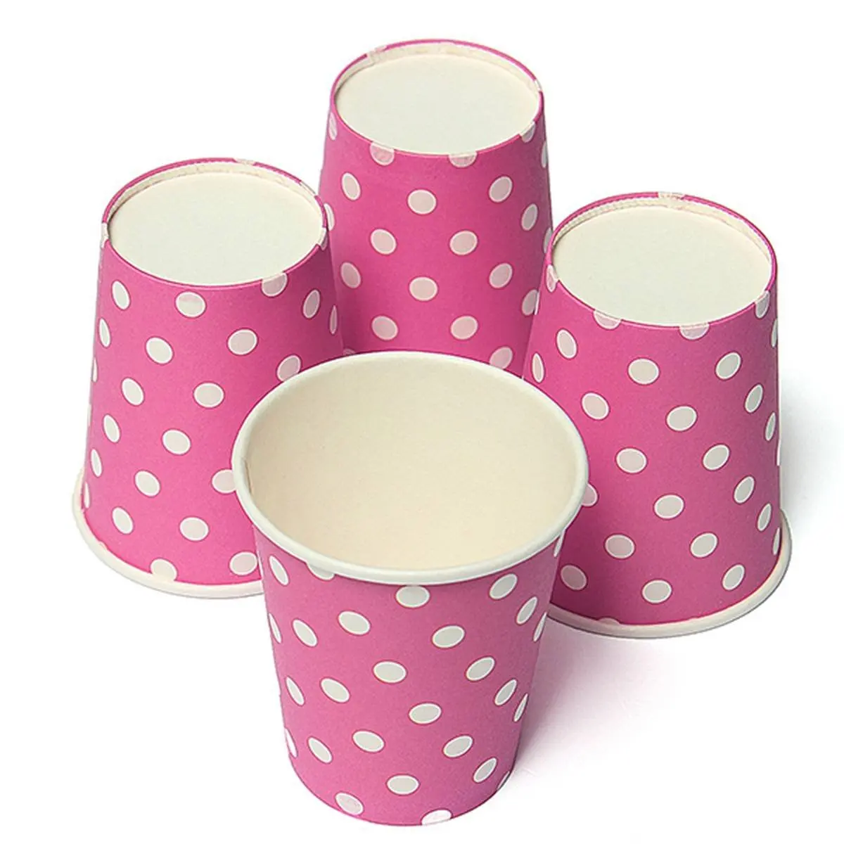 ALIM 50pcs Polka Dot Paper Paper Cups Case Disposable Tableware Wedding Birthday Decorations Pink
ALIM 50pcs Polka Dot Paper Paper Cups Case Disposable Tableware Wedding Birthday Decorations Pink