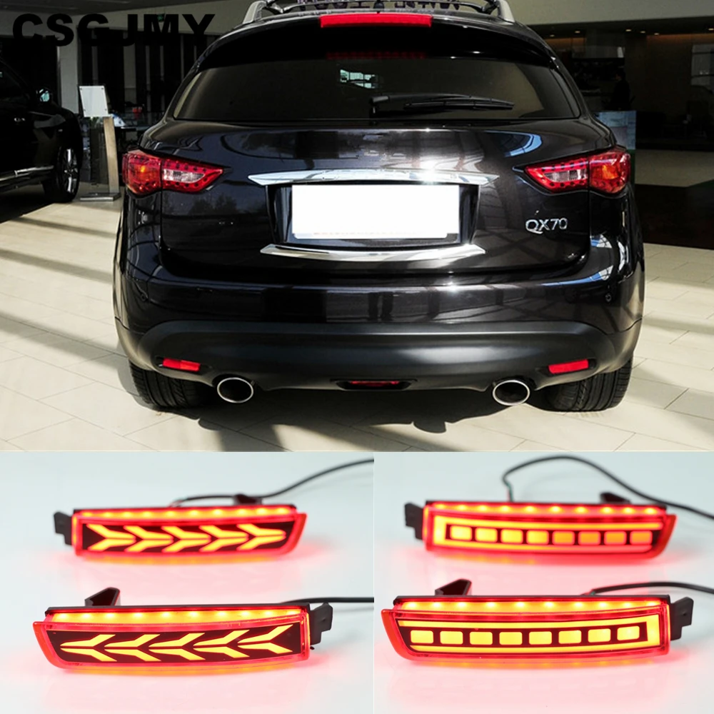 CSGJMY 2PCS LED For Infiniti QX70 2013 2014 2015 2016 2017 2018 Reflector Lamp Rear Fog Lamp Bumper Light Brake Warning Light
CSGJMY 2PCS LED For Infiniti QX70 2013 2014 2015 2016 2017 2018 Reflector Lamp Rear Fog Lamp Bumper Light Brake Warning Light