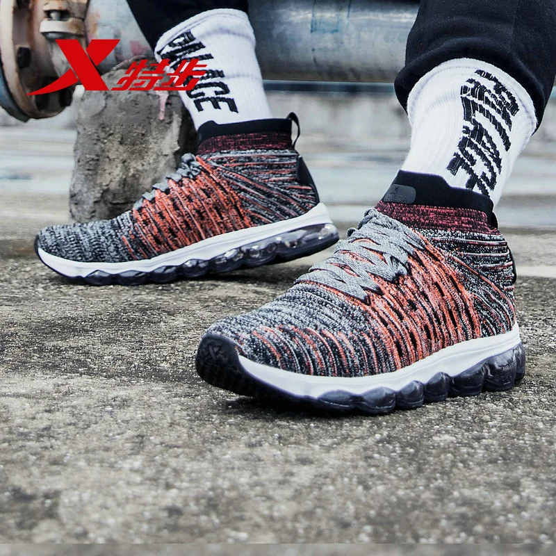 Xtep AIR MEGA men running shoes men's knit air cushion running shoes breathable Slip on sock men's running shoe 882419119506
Xtep AIR MEGA men running shoes men's knit air cushion running shoes breathable Slip on sock men's running shoe 882419119506