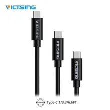VICTSING Type-C to Standard USB 3.0 Charging Cable For All Type-C connector Devices (1ft/3.3ft/6.6ft different length/ Pack)