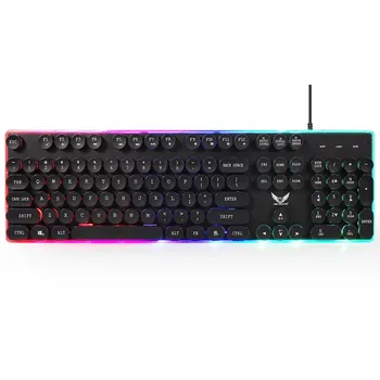 VOBERRY Backlight Game USB Keyboard Multimedia Keyboard Cap Lighting Color LED USB Cable Mechanical Hand Keyboard
VOBERRY Backlight Game USB Keyboard Multimedia Keyboard Cap Lighting Color LED USB Cable Mechanical Hand Keyboard