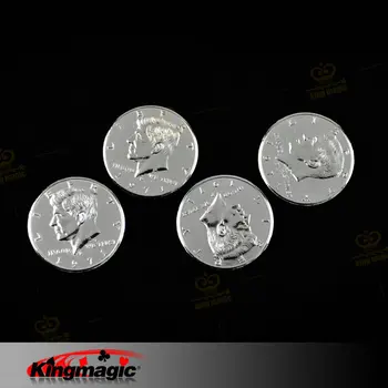 1Pcs Double Face Magic Coin Trick Half Dollar 2 Sides Head magician Prop Coin Magic Tricks Funny Magia Coin Toys
1Pcs Double Face Magic Coin Trick Half Dollar 2 Sides Head magician Prop Coin Magic Tricks Funny Magia Coin Toys