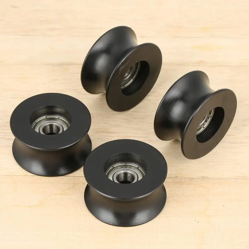 Roller Wheel U-Groove Pulley 4Pcs 0840UU U Type U-Groove Pulley Roller Guide Wheel 8x40x20.7mm Pulley Wheel poleas para cuerdas
Roller Wheel U-Groove Pulley 4Pcs 0840UU U Type U-Groove Pulley Roller Guide Wheel 8x40x20.7mm Pulley Wheel poleas para cuerdas
