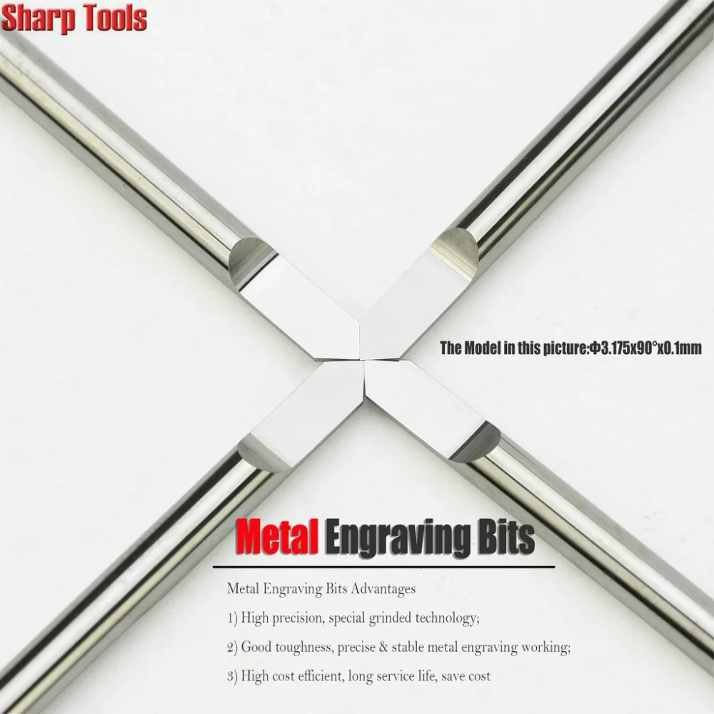 3.175*0.1mm 90 Degree Tungsten Carbide End Mill Router Bits Engraving Cutters for Metal Aluminium V Carve PCB CNC Milling Tool
3.175*0.1mm 90 Degree Tungsten Carbide End Mill Router Bits Engraving Cutters for Metal Aluminium V Carve PCB CNC Milling Tool