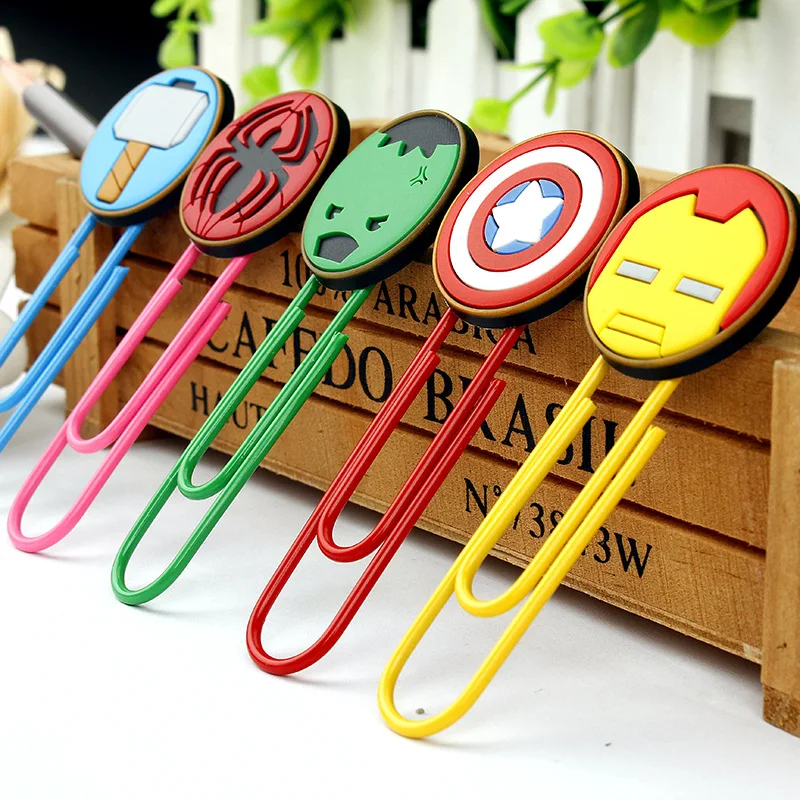 1pcs Cute Cartoon Characters Paper Clip Large Bookmark Binder Clips Promotional Gift Stationery
1pcs Cute Cartoon Characters Paper Clip Large Bookmark Binder Clips Promotional Gift Stationery