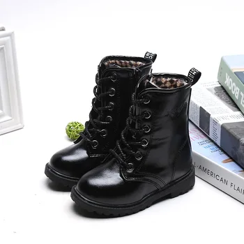 New Spring Children boots PU leather Mid-Calf Motorcycle boots Boys Girls Shoes Autumn Winter Kids Martin boots
New Spring Children boots PU leather Mid-Calf Motorcycle boots Boys Girls Shoes Autumn Winter Kids Martin boots