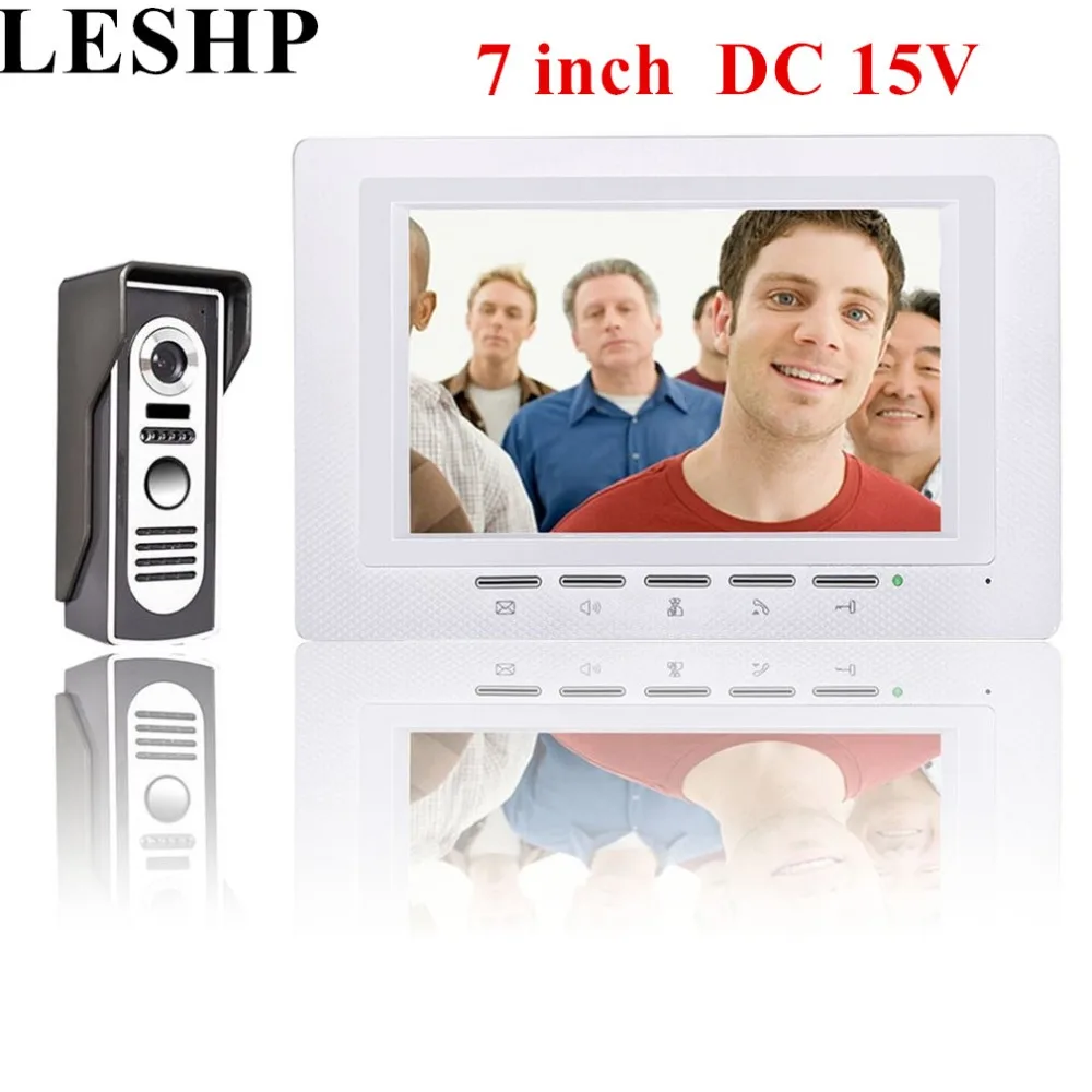 7 inch 1V1 Video Door Phone Doorbell Intercom Kit Color LCD Screen + Security Outdoor Camera Night Vision Access Control System
7 inch 1V1 Video Door Phone Doorbell Intercom Kit Color LCD Screen + Security Outdoor Camera Night Vision Access Control System