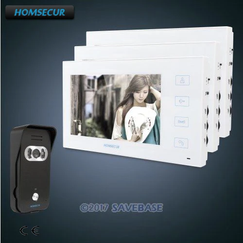 HOMSECUR 7" Wired Video Door Phone Intercom System+Sensor-Controlled IR Lights for Quality Night Vision
HOMSECUR 7" Wired Video Door Phone Intercom System+Sensor-Controlled IR Lights for Quality Night Vision