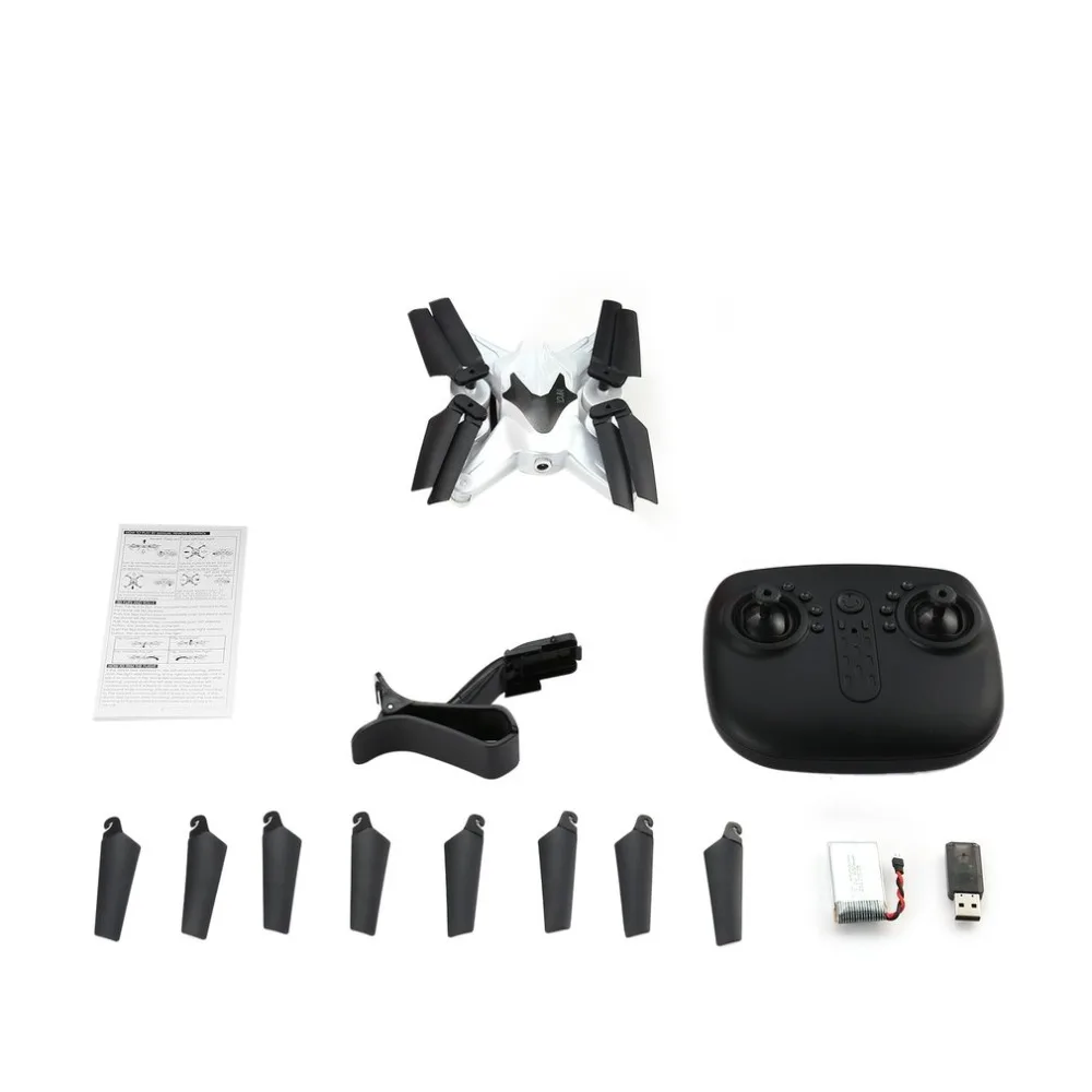 

D70WG2.4G 6-axis Drone 720P Wifi Camera FPV RC Foldable Quadcopter Aircraft with Altitude Hold Headless 3D Flips Speed Switch