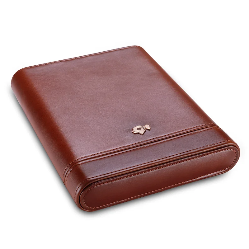 Cigar case portable cow leather cedar wood cigar moisturizing case cigar holster CF-0413-0416
Cigar case portable cow leather cedar wood cigar moisturizing case cigar holster CF-0413-0416