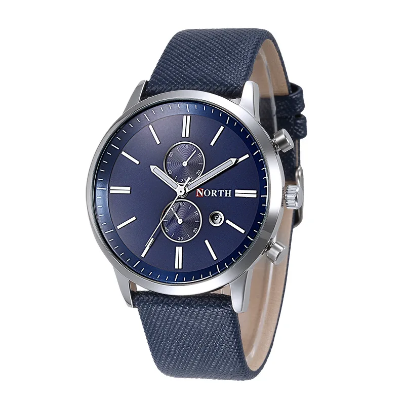Practical NORTH Fashion men casual delicate design date PU leather Army watch gift
Practical NORTH Fashion men casual delicate design date PU leather Army watch gift