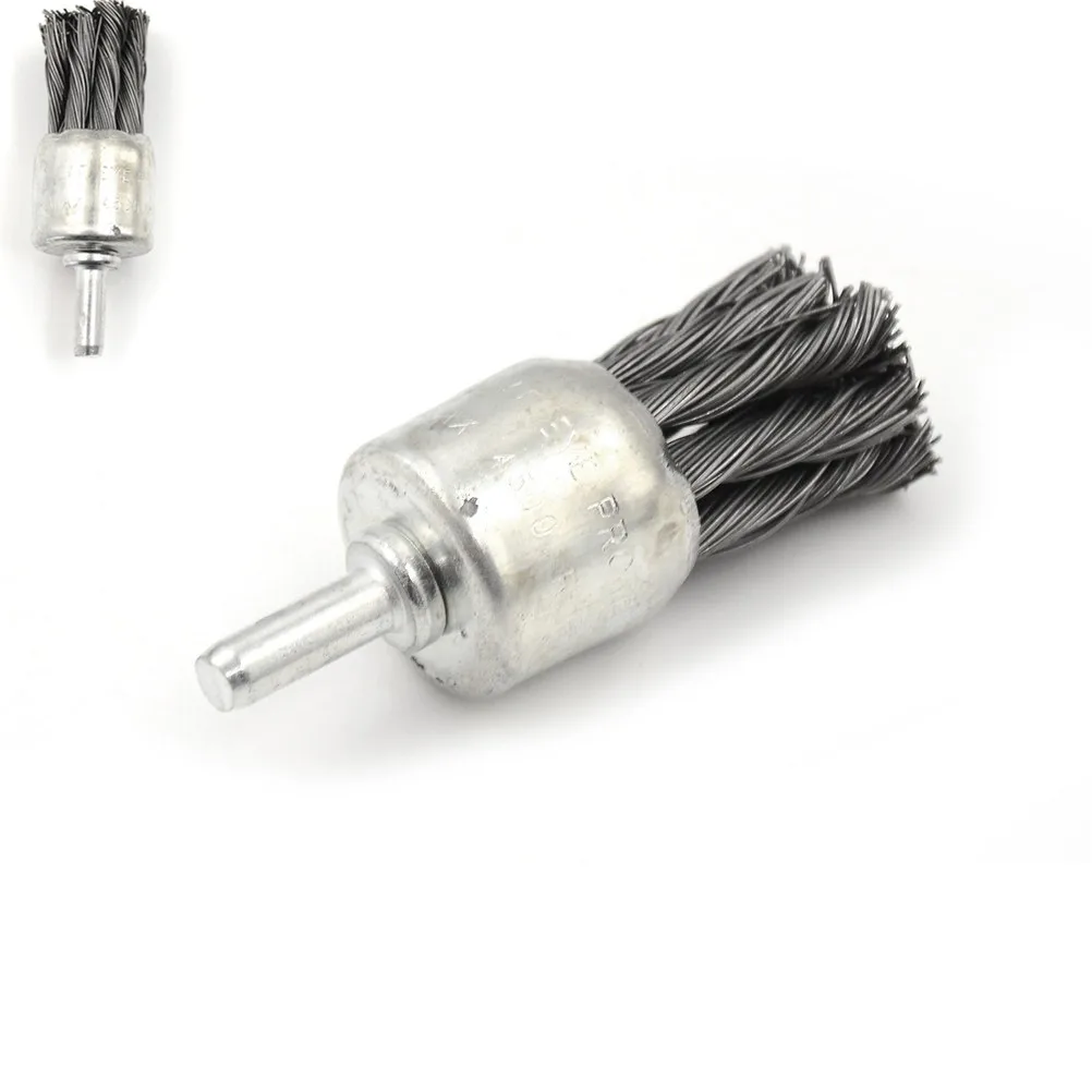 6mm Shank 20 25mm Dia Stainless Steel Knot Type Pen Shape Crimped Wire End Brush For Die Grinder Power Drill High Quality
6mm Shank 20 25mm Dia Stainless Steel Knot Type Pen Shape Crimped Wire End Brush For Die Grinder Power Drill High Quality