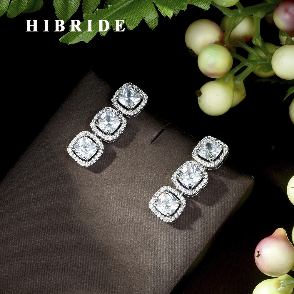 HIBRIDE Luxury Trendy Round Shape Full Mirco Paved Crystal Zircon Naija Wedding Stud Earring Fashion Jewelry E-466
HIBRIDE Luxury Trendy Round Shape Full Mirco Paved Crystal Zircon Naija Wedding Stud Earring Fashion Jewelry E-466