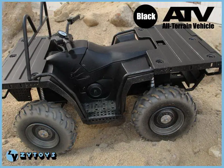 ZY Toys ATV 1/6 Military All Terrain Off-road Motorcycle Model for 12inch Action Figure DIY
ZY Toys ATV 1/6 Military All Terrain Off-road Motorcycle Model for 12inch Action Figure DIY