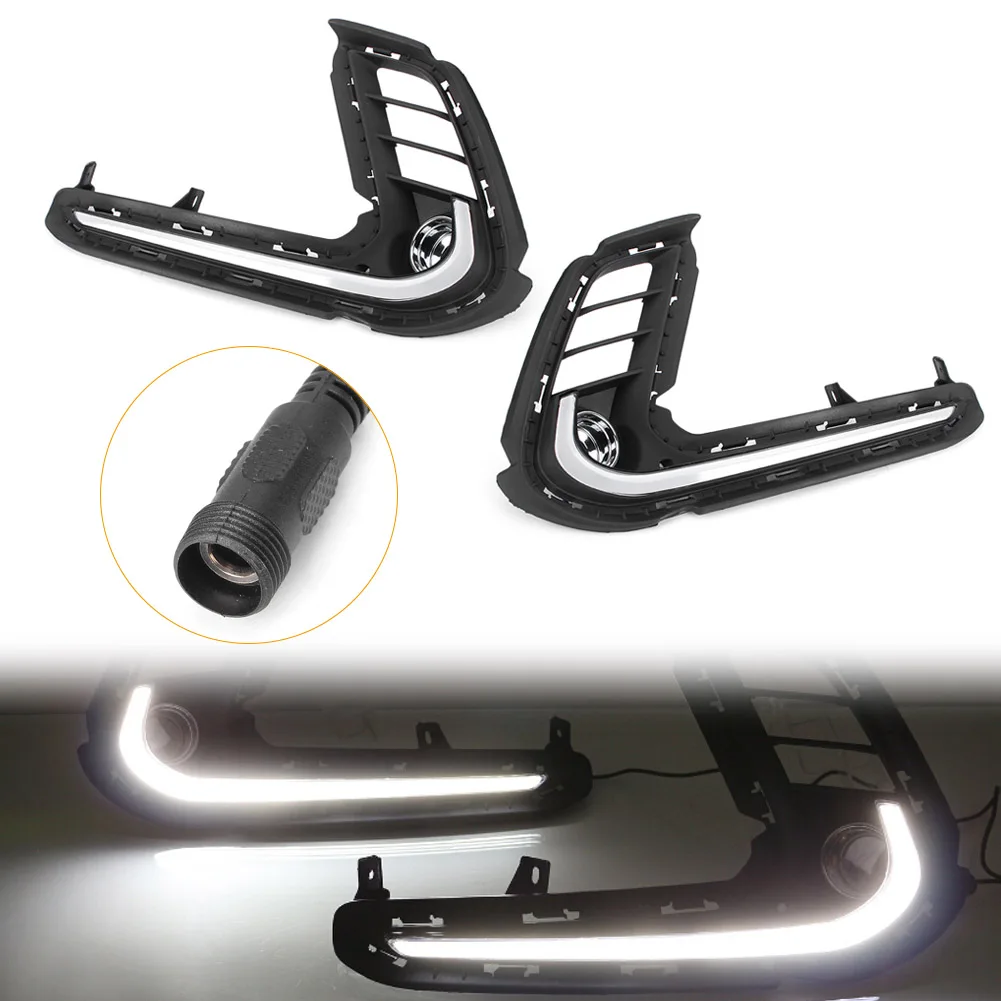 Pair LED Daytime Running Lamp LED Turn Signal Fog light Work Lamp DRL For Hyundai Elantra 2017-2018 Auto Parts Accessories
Pair LED Daytime Running Lamp LED Turn Signal Fog light Work Lamp DRL For Hyundai Elantra 2017-2018 Auto Parts Accessories