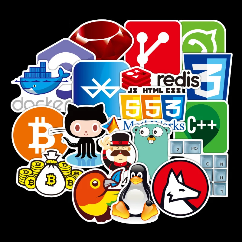 Stickers 36PCS Apps Logo Java JS Waterproof Anime Kids Bomb Stickers on Laptop Skateboard Leaning Bts Guitar Emoji Kid Sticker E
Stickers 36PCS Apps Logo Java JS Waterproof Anime Kids Bomb Stickers on Laptop Skateboard Leaning Bts Guitar Emoji Kid Sticker E
