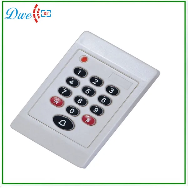 Free shipping +125khz wiegand 26 contactless rfid keypad smart card reader access control sytem support door bell function
Free shipping +125khz wiegand 26 contactless rfid keypad smart card reader access control sytem support door bell function