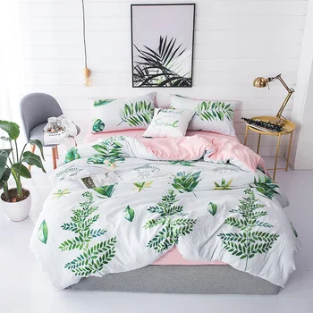 Luxury Bedding Set Washable Bed Linen Twin Queen King Size Plant Duvet Cover Set Pillowcase Pink Bed Sheet 3styles
Luxury Bedding Set Washable Bed Linen Twin Queen King Size Plant Duvet Cover Set Pillowcase Pink Bed Sheet 3styles