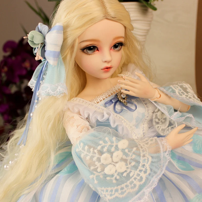 Halsey BJD Doll 18-Joint Beautiful Handmade Clothes Bride 60cm Resin Dolls Girl Birthday Gift Toys BBGirl SD Doll Costume Makeup
Halsey BJD Doll 18-Joint Beautiful Handmade Clothes Bride 60cm Resin Dolls Girl Birthday Gift Toys BBGirl SD Doll Costume Makeup