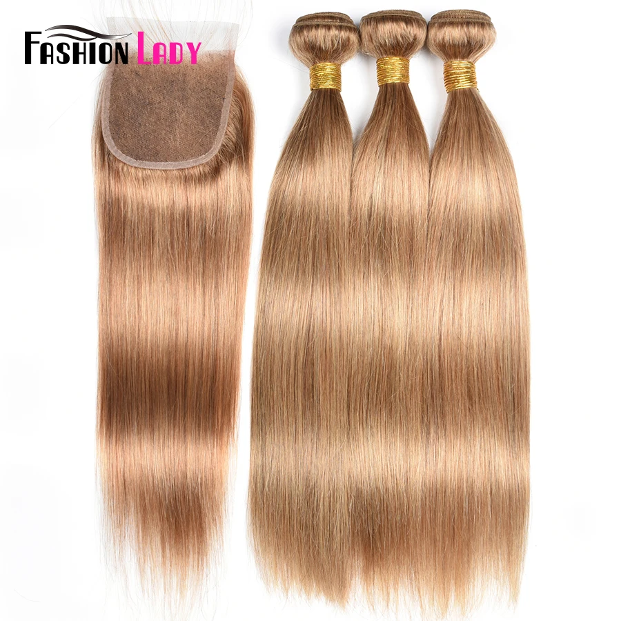 Fashion Lady Pre-Colored 3/4 Bundles With Closure Peruvian Human Hair Straight Blonde Color 27# With Lace Closure Non-Remy Hair
Fashion Lady Pre-Colored 3/4 Bundles With Closure Peruvian Human Hair Straight Blonde Color 27# With Lace Closure Non-Remy Hair