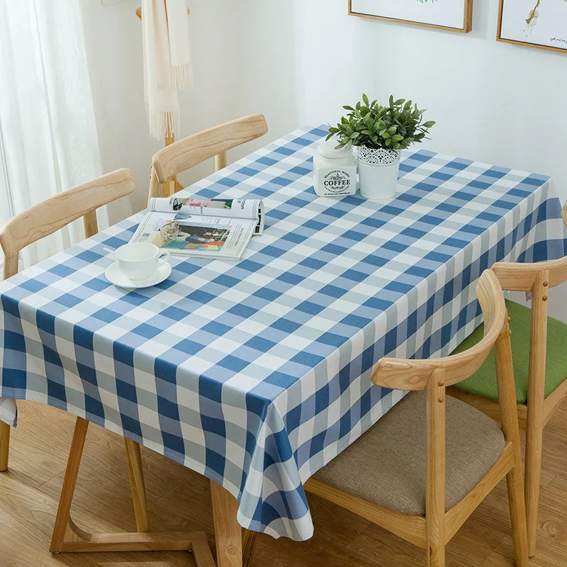 Blue white striped rectangular table cloth Modern simplified cotton canvas tablecloth green white grid table cover
Blue white striped rectangular table cloth Modern simplified cotton canvas tablecloth green white grid table cover