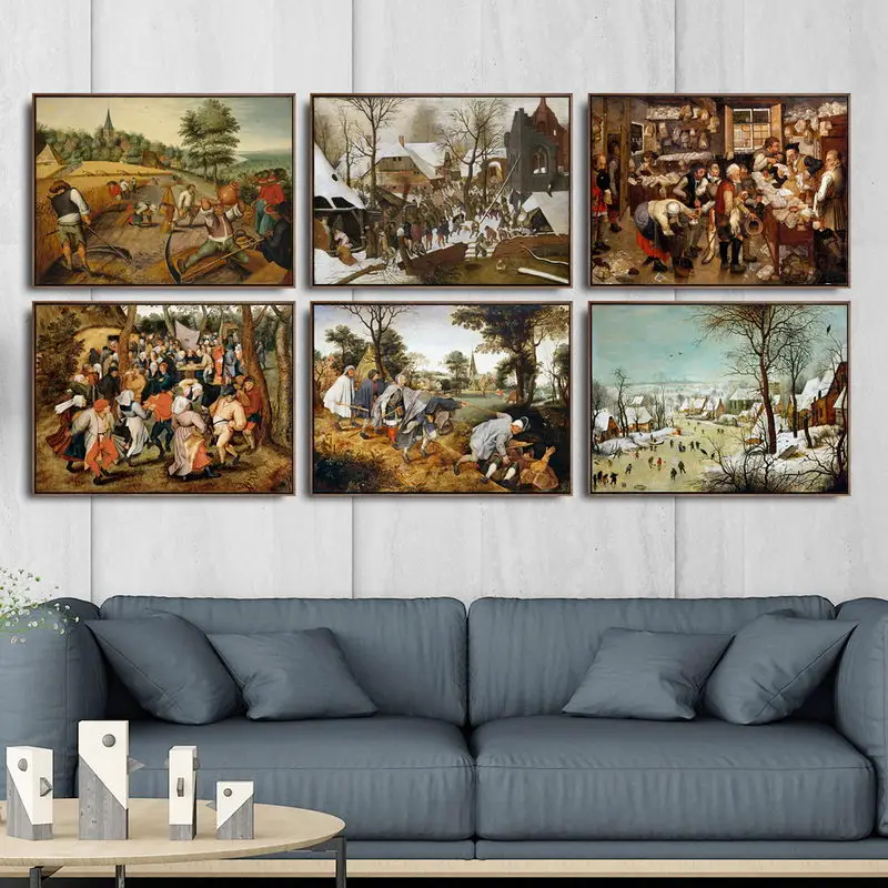 Home Decoration Print Art Wall Pictures for Living Room Poster Canvas Printings Paintings Belgian Pieter Brueghel The Younger
Home Decoration Print Art Wall Pictures for Living Room Poster Canvas Printings Paintings Belgian Pieter Brueghel The Younger