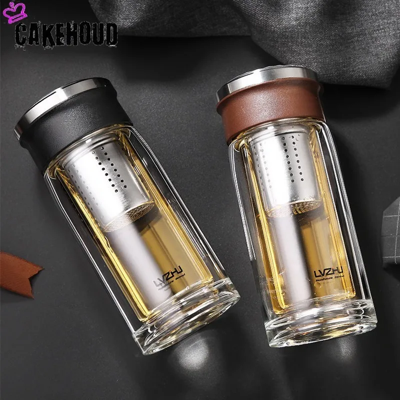 CAKEHOUD Hot Sale Double Office Cup Home Thickening Transparent Insulation Kettle Car Travel Glass Kettle Drinking Utensils 
CAKEHOUD Hot Sale Double Office Cup Home Thickening Transparent Insulation Kettle Car Travel Glass Kettle Drinking Utensils
