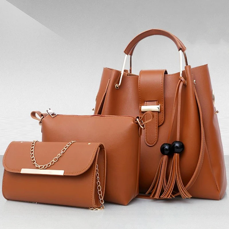 3 Pcs Women Handbag Set 2019 Messenger Bags Ladies Fashion Shoulder Bag Lady PU Leather Casual Female Shopper Tote Sac Femme
3 Pcs Women Handbag Set 2019 Messenger Bags Ladies Fashion Shoulder Bag Lady PU Leather Casual Female Shopper Tote Sac Femme