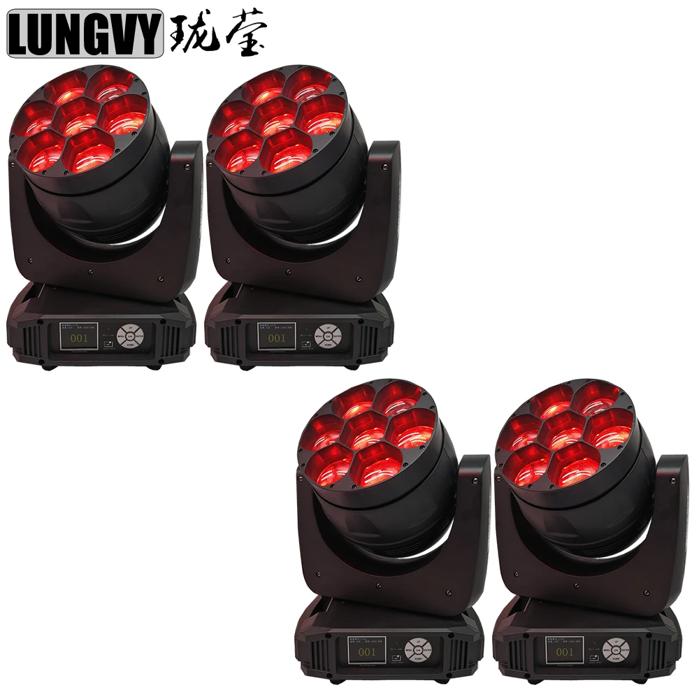 Free Shipping 4pcs/Lot O-SRAM RGBW 7x40w Lyre Zoom High Power LED Stage Light Wash Bee Eye Moving Head Light
Free Shipping 4pcs/Lot O-SRAM RGBW 7x40w Lyre Zoom High Power LED Stage Light Wash Bee Eye Moving Head Light