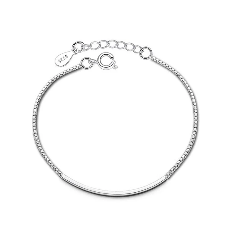 KOFSAC New Fashion 925 Sterling Silver Bracelets For Women Simple Geometric Modeling Bracelet Bangle Jewelry Girl Best Gifts
KOFSAC New Fashion 925 Sterling Silver Bracelets For Women Simple Geometric Modeling Bracelet Bangle Jewelry Girl Best Gifts
