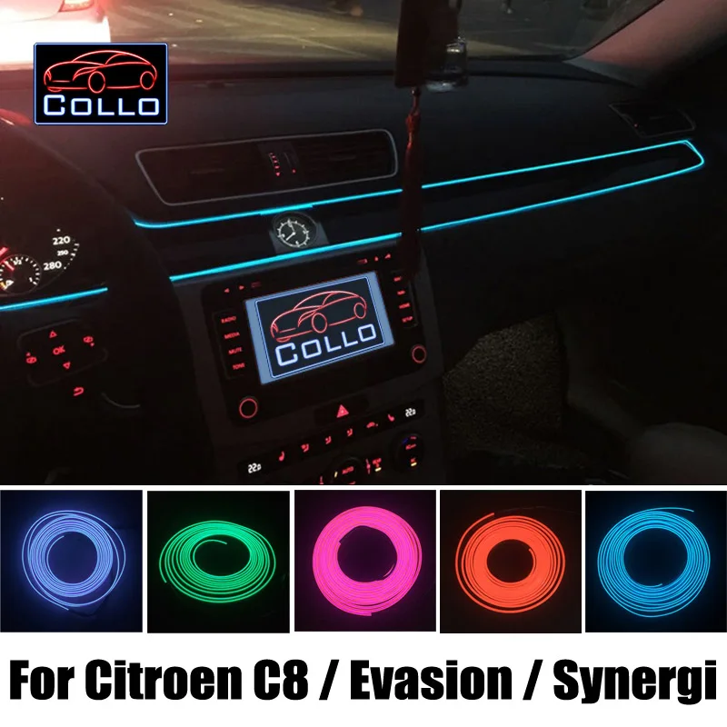 Car Styling 9M EL Wire For Citroen C8 / Evasion / Synergie / Car Interior Romantic Atmosphere Lamp / Decoration Cold Light Line
Car Styling 9M EL Wire For Citroen C8 / Evasion / Synergie / Car Interior Romantic Atmosphere Lamp / Decoration Cold Light Line