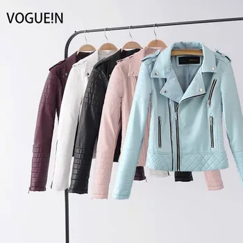 VOGUEIN New Womens Pink Quilted Faux Leather Motorcycle Bomber Jacket Outerwear Coat 4 Colors Wholesale
VOGUEIN New Womens Pink Quilted Faux Leather Motorcycle Bomber Jacket Outerwear Coat 4 Colors Wholesale