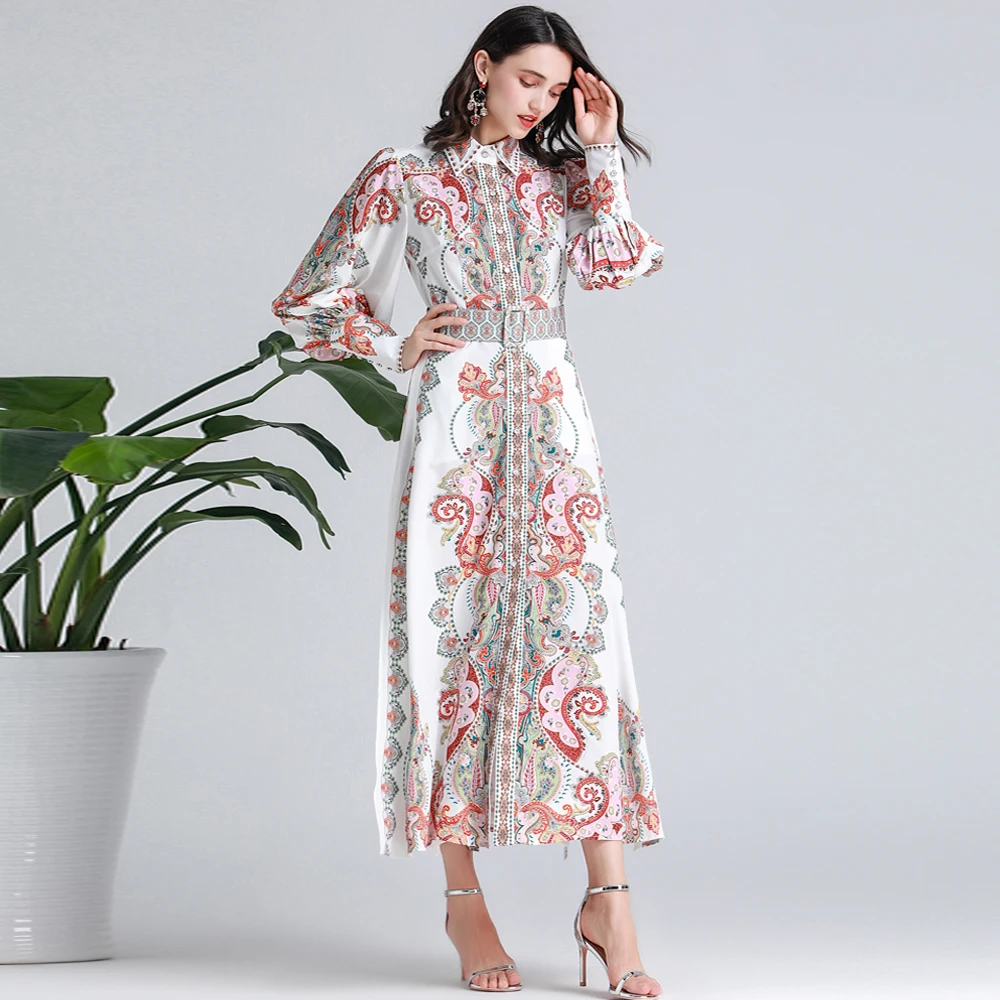 Red RoosaRosee Fashion Runway Women Sexy Side Placket Floral Print Elegant Autumn Holiday Dress Long Maxi Party Vestidos + Belt
Red RoosaRosee Fashion Runway Women Sexy Side Placket Floral Print Elegant Autumn Holiday Dress Long Maxi Party Vestidos + Belt