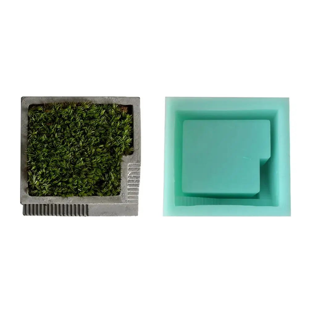 DIY silicone Flowerpot mold Concrete Cement Square flower Bonsai Container Boxes Silicone handmade Pots Mould
DIY silicone Flowerpot mold Concrete Cement Square flower Bonsai Container Boxes Silicone handmade Pots Mould
