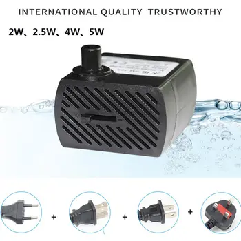 Mini AC 220V 2W/2.5W/4W/5W Submersible Water Pump Aquarium Fountain Air Fish Tank Pond Water Pump EU Plug 220v/US Plug 110v
Mini AC 220V 2W/2.5W/4W/5W Submersible Water Pump Aquarium Fountain Air Fish Tank Pond Water Pump EU Plug 220v/US Plug 110v